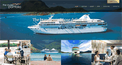 Desktop Screenshot of cruiseportfolio.co.uk