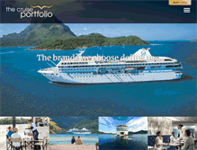 Tablet Screenshot of cruiseportfolio.co.uk